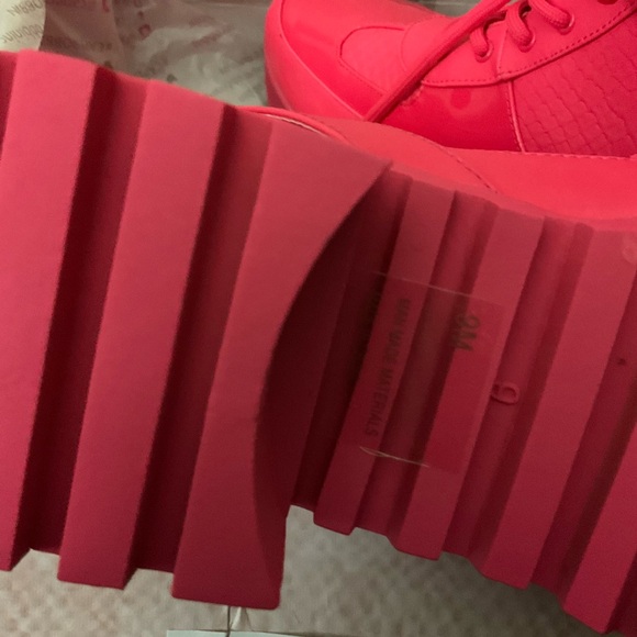 Vibrant Pink Women's Boots - Picture 13 of 13